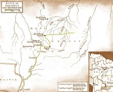 percy fawcett expedition map|Explorer's 'Deadly Obsession' With Lost City : NPR.